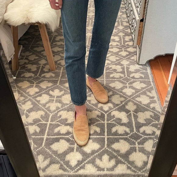 Vince suede and raffia flats - Picture 4 of 5